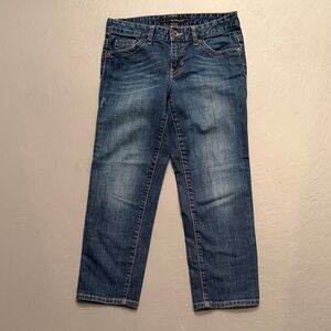 Calvin Klein Mid-Wash Cropped Jeans